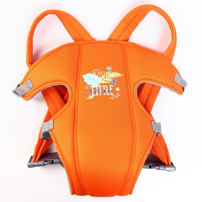 Рюкзак-кенгуру для малыша &laquo;Зайка&raquo;, от 3 до 10 кг, оранжевый, Крошка Я