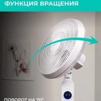 Вентилятор напольный для дома с пультом T-SF1608RC