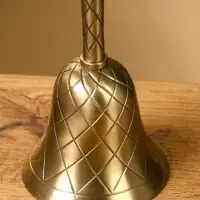 Колокольчик &laquo;Еловая шишика&raquo;, латунь, 14 см