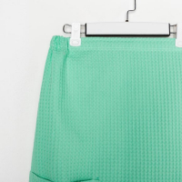 Полотенце банное Этель &laquo;Парео&raquo; с карманом 80*140 см. цв.нежный лайм, 100% хл, вафля 240 г/м2