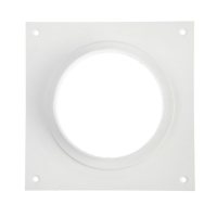 Площадка торцевая ZEIN, 150х150 мм, d=100 мм, с фланцем