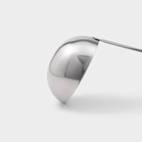 Половник из нержавеющей стали Доляна Everyday, 250 мл, 44&times;10,5 см, цвет серебряный