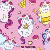 Ланч-бокс &laquo;Единороги&raquo;, 500 мл