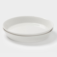 Набор тарелок глубоких 2 шт 21,5х3,5 см Magistro "White Snow" 600 мл