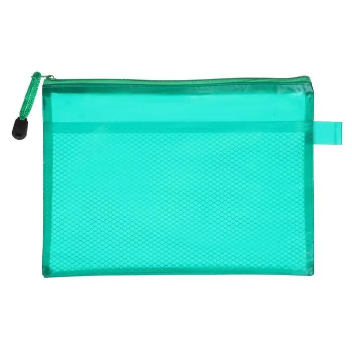 Папка-конверт на молнии Calligrata А5, однотонная, МИКС