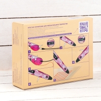 3D ручка Luazon Unicorn, трафареты и 150 метров пластика комплекте, работа с ABS и PLA 3D ручка Luazon Unicorn, трафареты и 150 метров пластика комплекте, работа с ABS и PLA