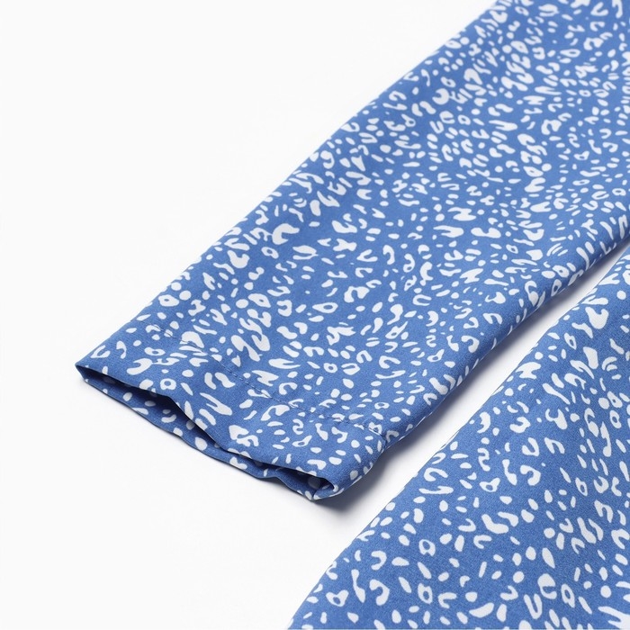 Платье женское с воланом MIST, размер 48, голубой Платье женское с воланом MIST, размер 48, голубой