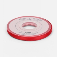 Лента атласная двухсторонняя №0250 6мм*25±1м алый TR Лента атласная двухсторонняя №0250 6мм*25±1м алый TR