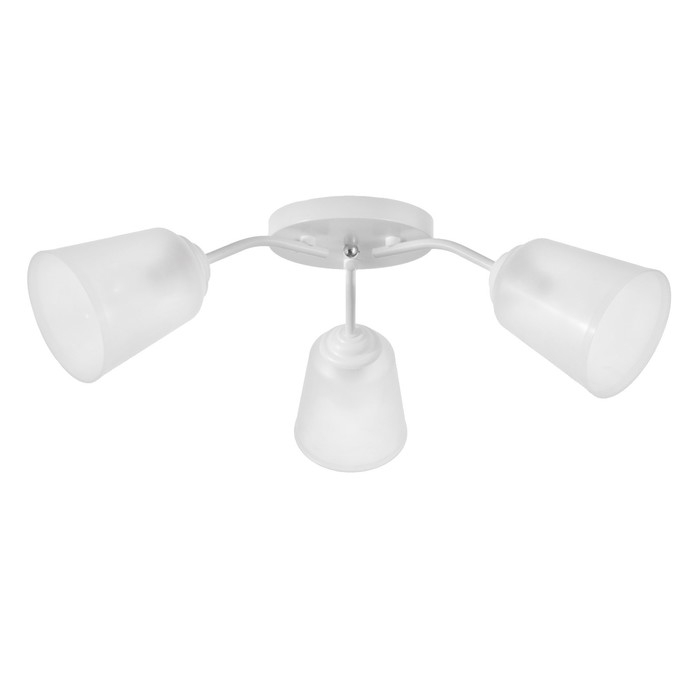 Люстра "Онлайн" (цилиндр) 3х15Вт Е27 МОДЕЛЬ: BR 00200 белый/прозрачный