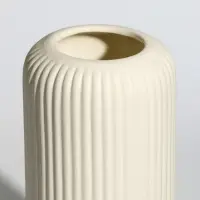 Ваза керамика настольная "Флоранс классик" 20х9,5х7 см, белый