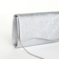 Сумка-клатч на магните, цвет серебряный Сумка-клатч на магните, цвет серебряный