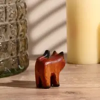 Сувенир &laquo;Причудливый кот&raquo;, 5.5&times;4.5&times;2.5 см, дерево