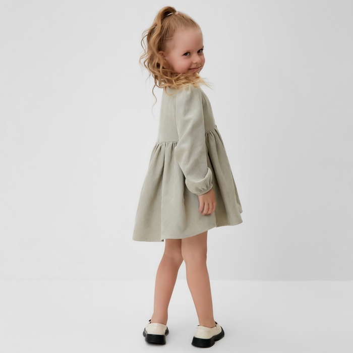 Платье для девочки MINAKU цвет светло-зелёный, рост 122 см Платье для девочки MINAKU цвет светло-зелёный, рост 122 см
