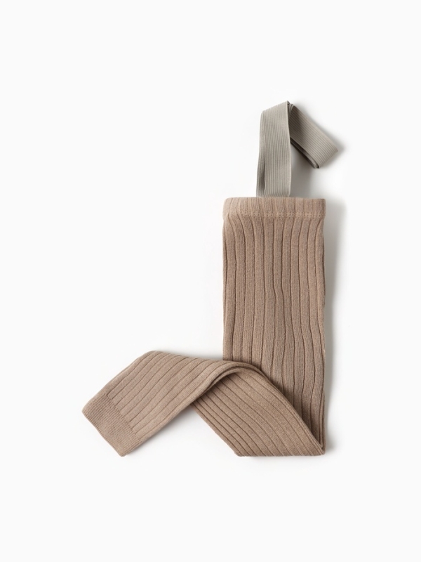 Лосины детские с лямками MINAKU, цв.бежевый, рост 74-80