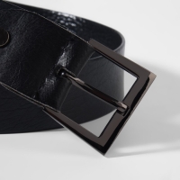 Пряжка для ремня, 4,2 × 3,4 см, 31 мм, цвет чёрный никель Пряжка для ремня, 4,2 × 3,4 см, 31 мм, цвет чёрный никель