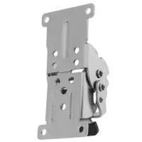 Кронштейн складной ТУНДРА ks001, 70х70 мм, цвет хром, набор 2 шт