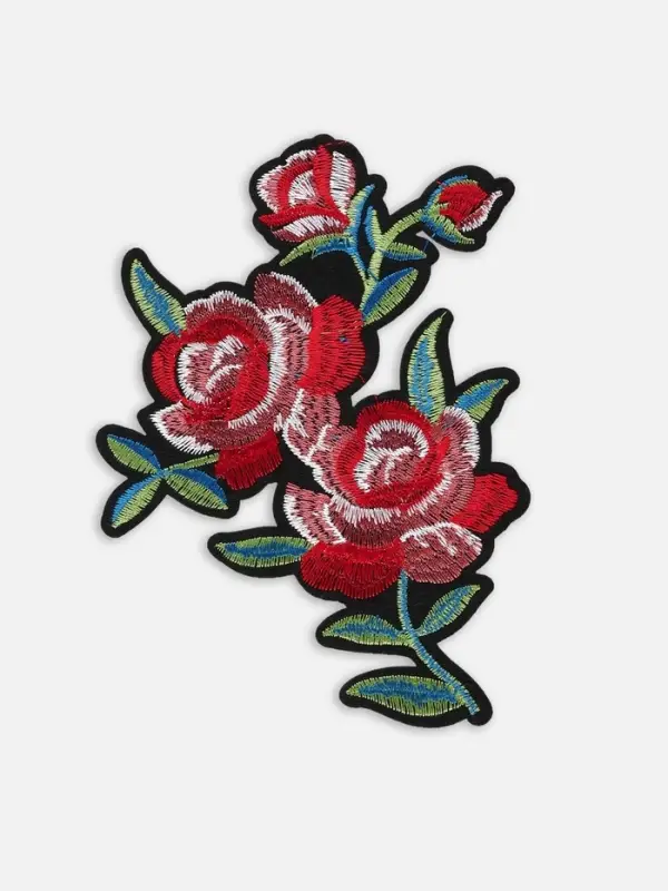 Термоаппликация &laquo;Цветы&raquo;, 16.5&times;12 см, разноцветная