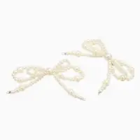 Обвес на штаны "Бантики", цвет белый в серебре