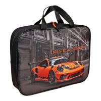 Папка с ручками текстильная А4, 350&times;270&times;80 мм, Stavia &laquo;Оранжевая машина&raquo;