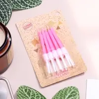 Свечи для торта &laquo;Неон&raquo;, 5 см, 10 шт., розовые