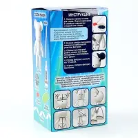 Алмазная мозаика на фигурке с полным заполнением &laquo;Мишка стразами&raquo;, синий