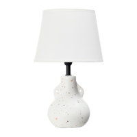 Лампа настольная "Каламбур" 1х40Вт Е14 белый 20х20х32см