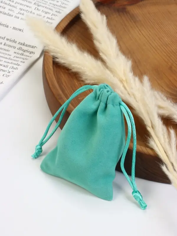 Мешочек бархатный &laquo;Классика&raquo;, 9&times;7 см, тиффани