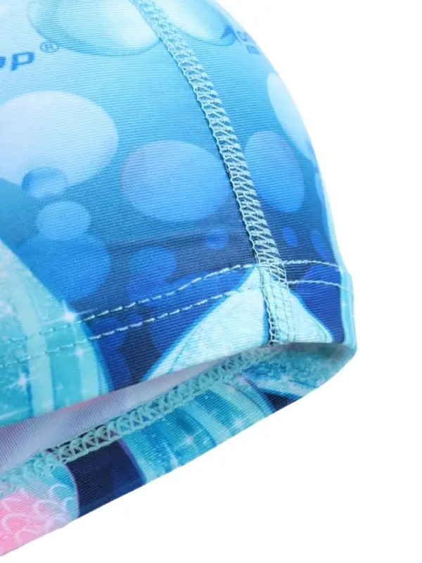 Шапочка для плавания ONLYTOP Swim &laquo;Русалка&raquo;, детская, тканевая, обхват 46-52 см