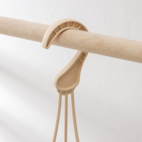 Кашпо для цветов подвесное &laquo;Алиция&raquo;, 4,3 л, с поддоном, цвет белая глина