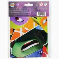 Воздушный шар фольгированный 18" круг "Черепашки Ниндзя" в инд. уп.