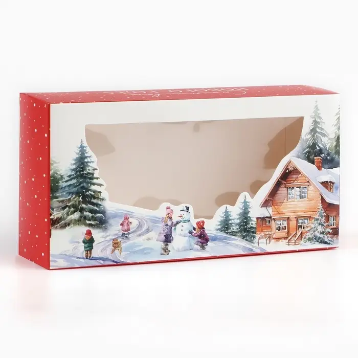 Коробка складная &laquo;Счастливого Нового года&raquo;, 20 x 10 x 5 см