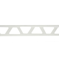 Раскладка внутренняя под плитку 7-8мм 2,5м "Идеал" Белая Раскладка внутренняя под плитку 7-8мм 2,5м "Идеал" Белая