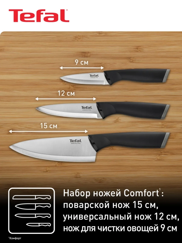 Набор ножей Comfort K221S375, 3 шт