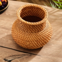 Корзинка плетеная ротанг, 16х16х13 см