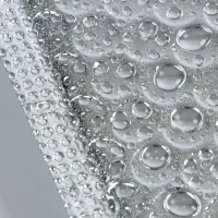 Пакет воздушно-пузырчатый, с клапаном и клеевым слоем, 25&times;30+4 см, п/э, 3 слоя, металлизированный