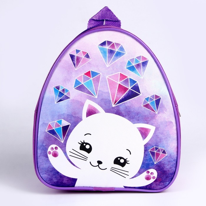 Детский набор &laquo;Кошечка&raquo;, рюкзак 21х25 см, кепка р-р. 52-54 см