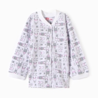 Кофточка детская ATA kids &laquo;Зайки&raquo;, белая/розовая, рост 62