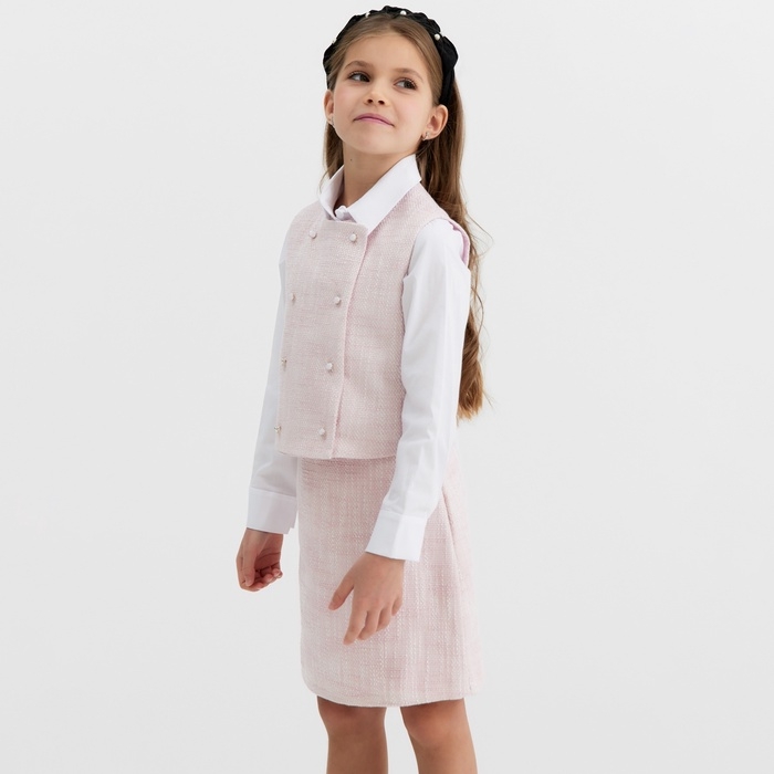 Жилетка для девочки, MINAKU :Party Dress, цвет розовый, рост 140 см Жилетка для девочки, MINAKU :Party Dress, цвет розовый, рост 140 см
