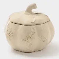 Горшок для запекания Борисовская керамика &laquo;Тыква&raquo;, 750 мл, бежевый