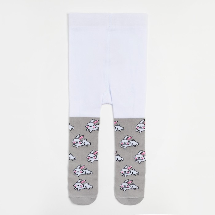 Колготки Крошка Я Колготки Крошка Я "Зайка", серый, рост 62-68 см