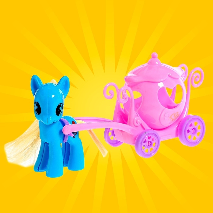 Набор пони &laquo;Милашка&raquo; 2 шт., с аксессуарами, цвета МИКС