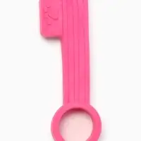 Игрушка жевательная "Ключик", TPR, 10 см, розовая