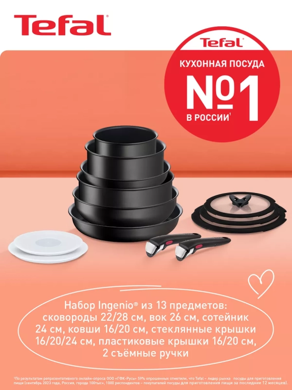 Набор посуды Ingenio Unlimited, Франция