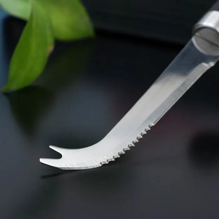 Нож для сыра Доляна Venus, нержавеющая сталь, цвет чёрный