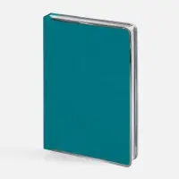 Ежедневник Metal Frame на заказ, датированный, бирюзовый