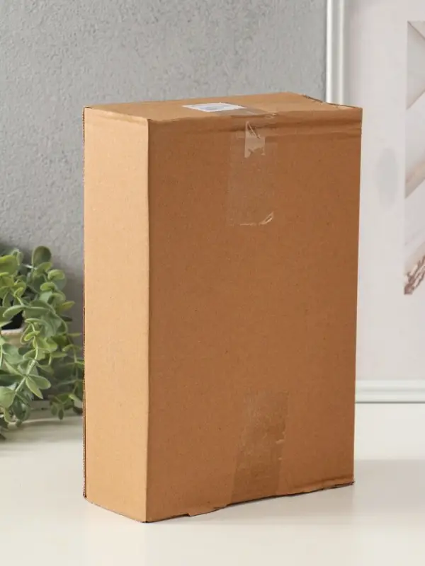 Сувенир керамика "Две птички. Абстракция" белый с золотом 8х20х29 см