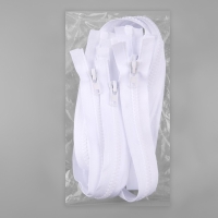 Молния &laquo;Трактор&raquo;, №8, разъёмная, замок автомат, 100 см, цвет белый, цена за 1 штуку