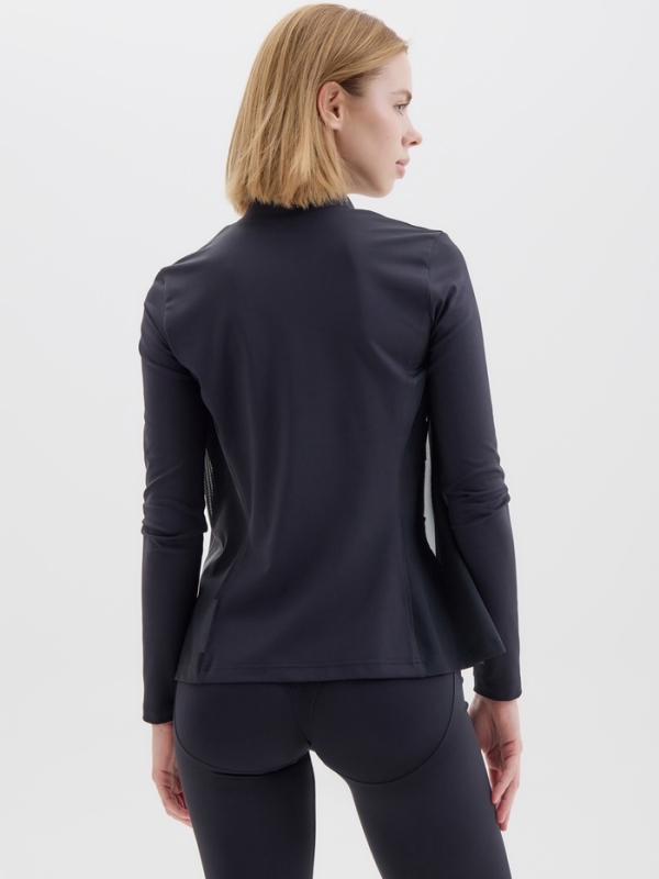 Рашгард женский на молнии MINAKU, цвет чёрный, р-р 42