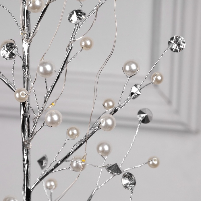 Фигура светодиодная "Капли росы" 55x30x3 см, 20 LED, CR2032x2 (в компл.), свечение тёплое белое