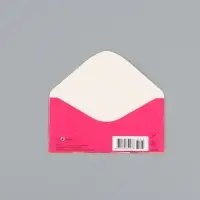 Конверт для денег &laquo;Орнамент&raquo;, розовый, 16,5 х 8 см